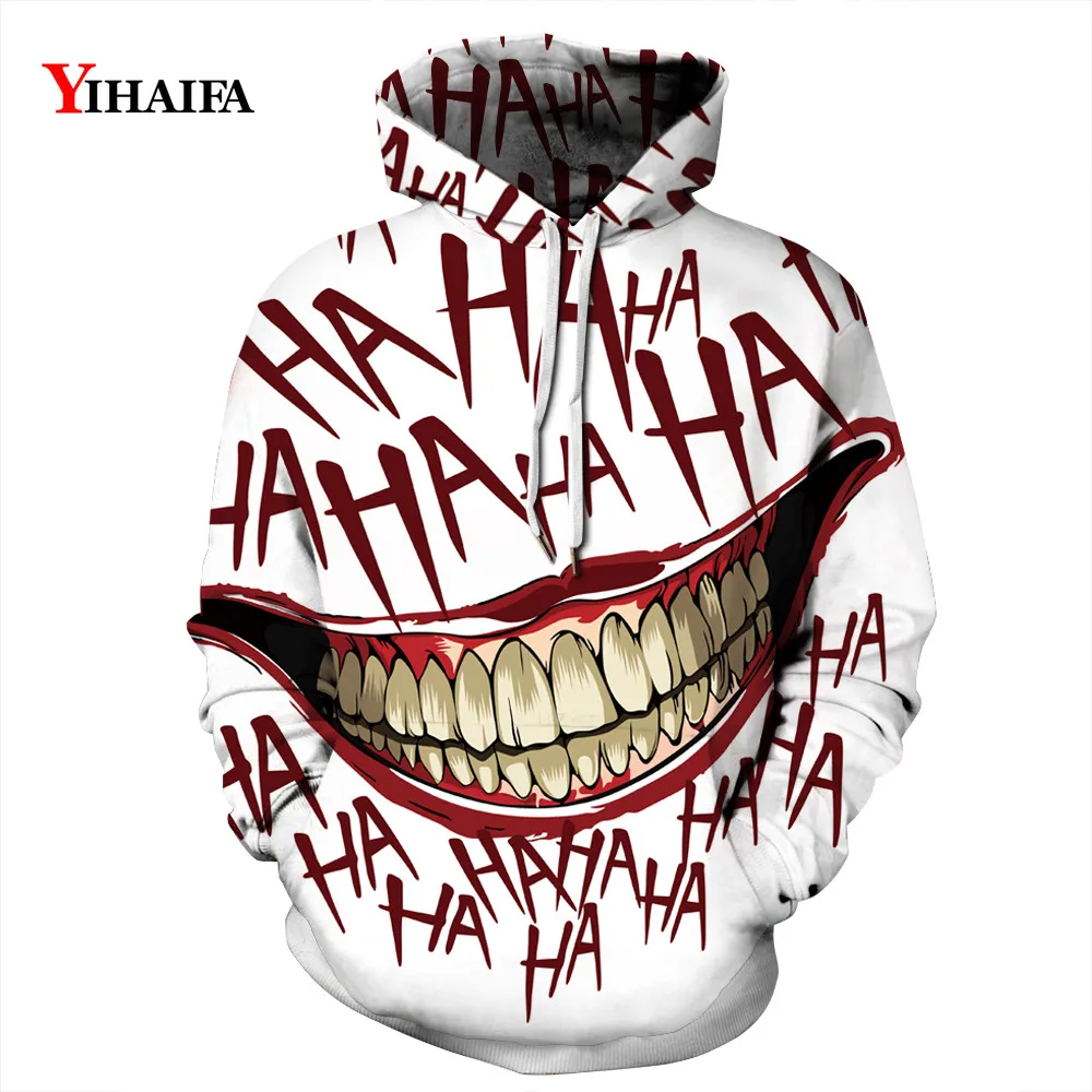 

Men Hip Hop Pullover Streetwear Hoodies 3D Print Terror Graphics Sweatshirt Hoodie Funny Coat For Couples Unisex Clothes