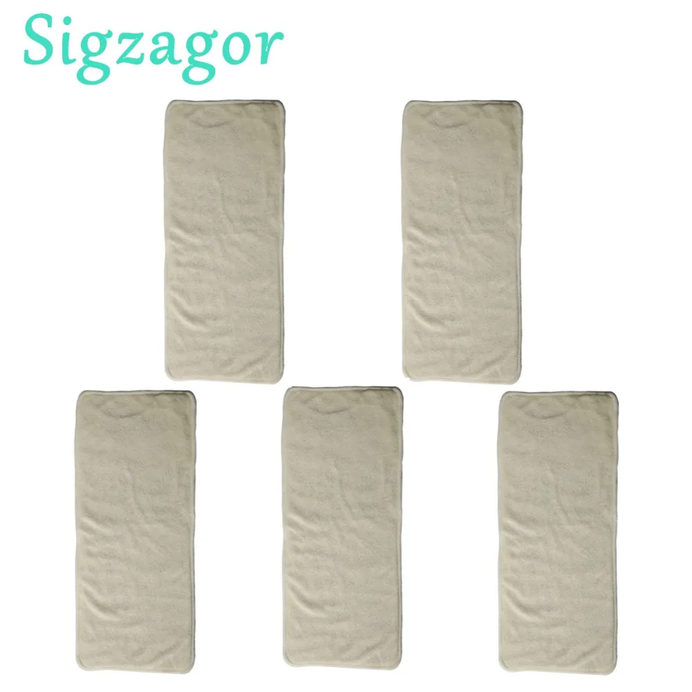 Hot Seller Junior Diaper-Inserts Bamboo Disable Incontinence Cloth Nappy Sigzagor Toddler Kids  WlgAg3yL