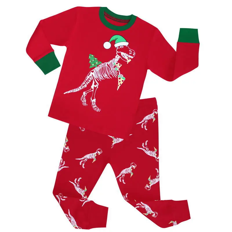 SAILEROAD/детские рождественские пижамы; детский пижамный комплект с длинными рукавами; пижамы для девочек; детская пижама; одежда для сна; хлопковая одежда для сна для мальчиков