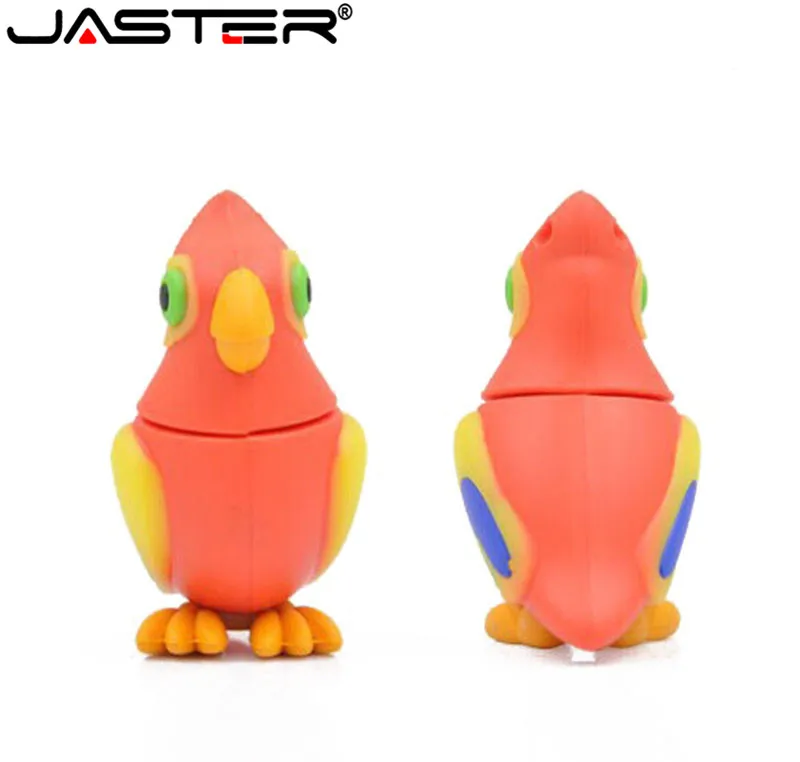JASTER USB флеш накопитель Милый Мультфильм Красочная птица U диск мини милый firebird