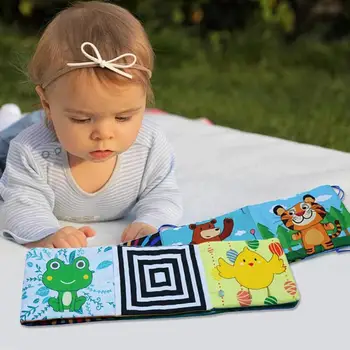 

Baby Safety Bumpers Practical Classic Delicate Texture Durable Cartoon Cloth Book Rattle Infant Body Guard Protector