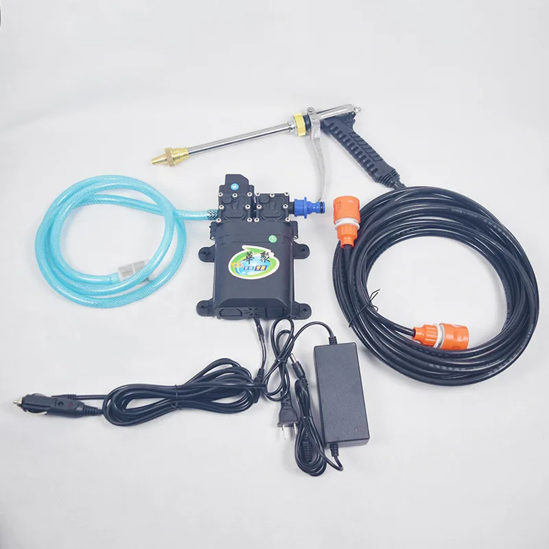 

4 Manufacturers Wholesale Smart Double Pump Vehicle-mounted Car Washer Standard Plastic Connector Portable Multi-functional Car