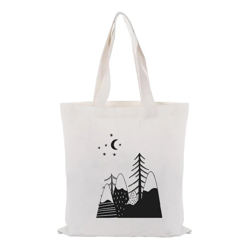 Сумка Холщовая Сумка на заказ Печать текстовый логотип DIY ежедневное использование эко Экологичные многоразовые хозяйственные сумки иллюстрация переработка