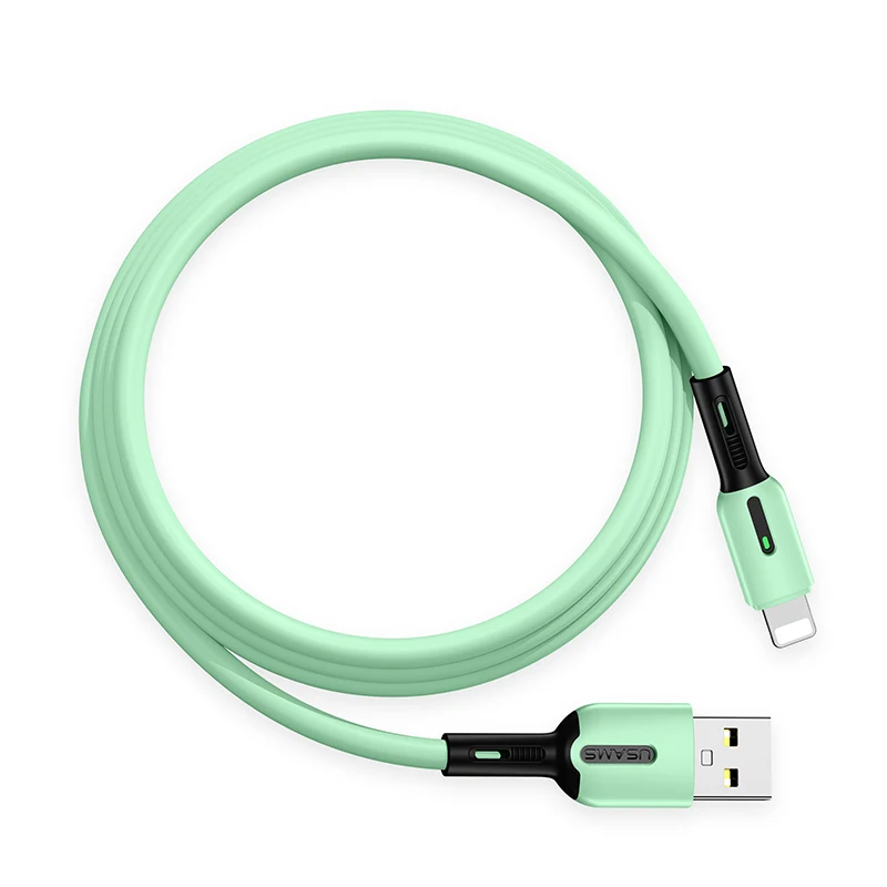Usb кабель USAMS C Lightning для Iphone Type Xiaomi Redmi 9 Samsung Galaxy S9 Micro USB передачи данных со