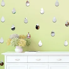 Kay звезда, украшение для детской комнаты настенный Стикеры s зеркало "капли дождя" Стикеры 3D стикеры Настенные акриловые