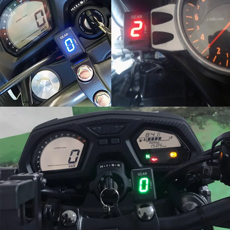 

VFR800 For Honda VFR800 X VTX 1800 VT400 FI Model VT750C FI Model Motorcycle LCD Electronics 1-6 Level Gear Indicator Digital