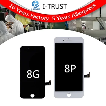 

4pcs For iPhone 8 8 Plus LCD Display Screen Replacement Lens Pantalla with Touch Digitizer Top Quality