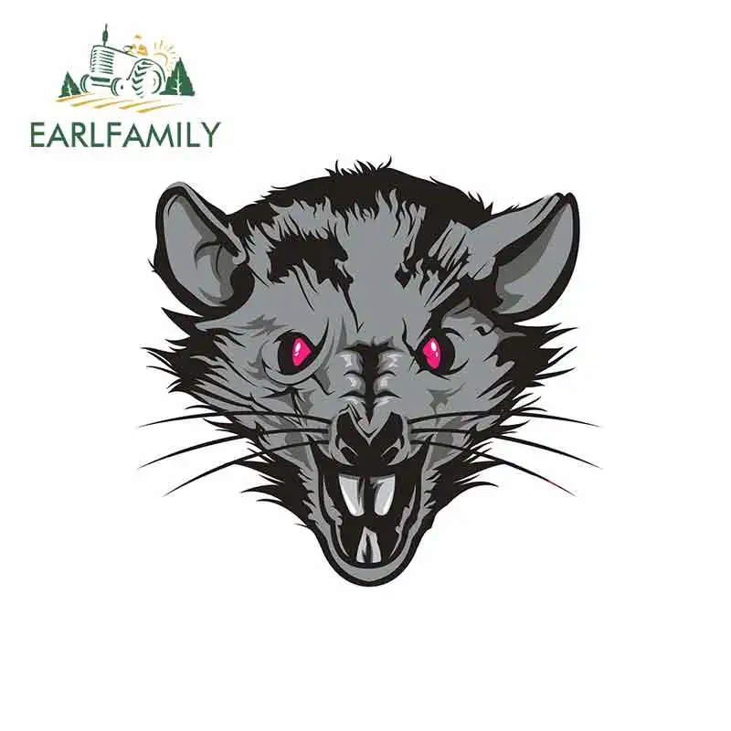 EARLFAMILY 13 см x 11 9 для злых и страшных крыс классные наклейки на автомобиль виниловый