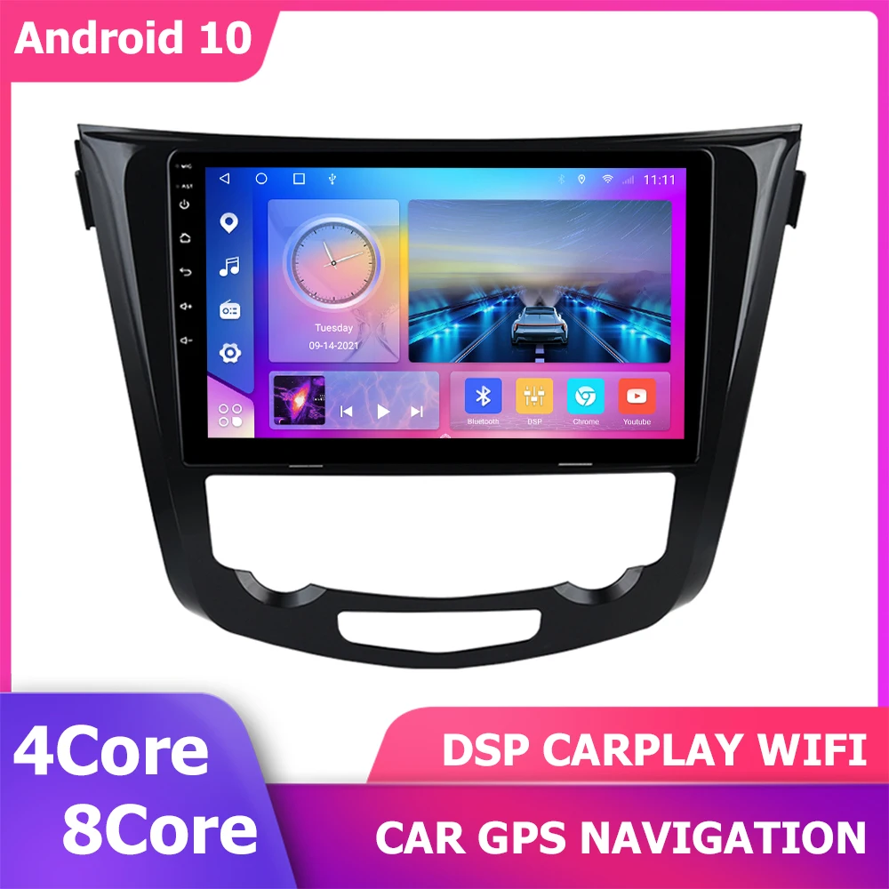 10 'ɺndroid автомобильный GPS-плеер для NISSAN Qashqai j11/X-Trail 2013-2017 мультимедийный