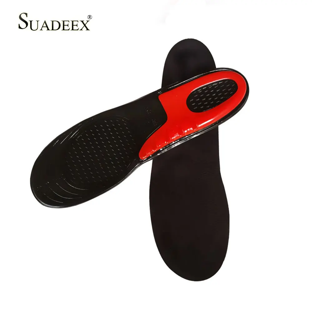 SUADEEX Стельки ортопедические массажные силиконовые гелевые стельки Вставки амортизация Shoepad для мужчин женские стельки