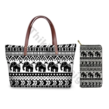 

Bags For Women 2020 New Luxury Handbags Bohemian Elephant Print Designer Bag Casual Female Shoulder Tote Bolsas De Mujer