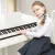 PH88 88 Клавиш 61 клавиша Электронная Фортепианная Клавиатура MIDI Выход с 400 тонами 80 Демо песен Функция ударной установки Переупорядочивание педали сустейна