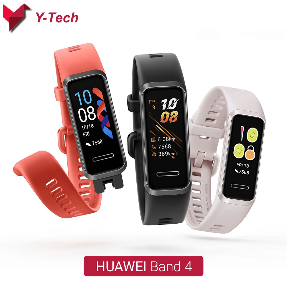 Умные часы Huawei Band 4 умные с пульсометром контролем музыки мониторингом здоровья
