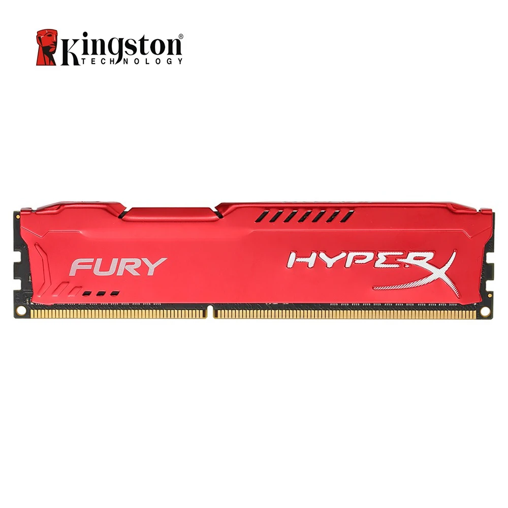 Serafín menta Oficiales Kingston Memoria RAM DDR3 HyperX Fury ddr3, 1333MHz, 1600MHz, 1866MHz, 8gb,  4gb, DIMM, Intel, para ordenador de escritorio|Memorias RAM| - AliExpress