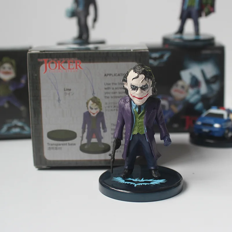 5 шт./компл. Горячая Аниме с изображением героев фильма Марвел «мстители» Темный Рыцарь Модель Джокера игрушки из ПВХ, движущаяся фигурка, модель для детей подарок на день рождения