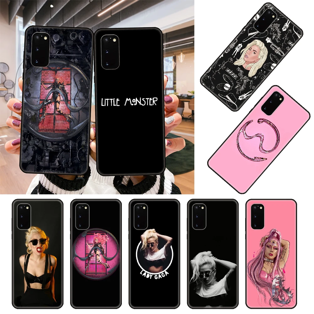 Phone Case For Samsung Galaxy S Note 10 20 7 8 Plus Edge E Ultra Lite Black Cover Funda Tpu Hoesjes Luxury Coque Lady Gaga - Phone Cases & -