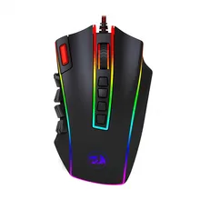 Redragon M990 LEGEND 24000 DPI programowalne przyciski laserowa mysz do gier ergonomiczna konstrukcja dla komputer stancjonarny Desktop Gamer