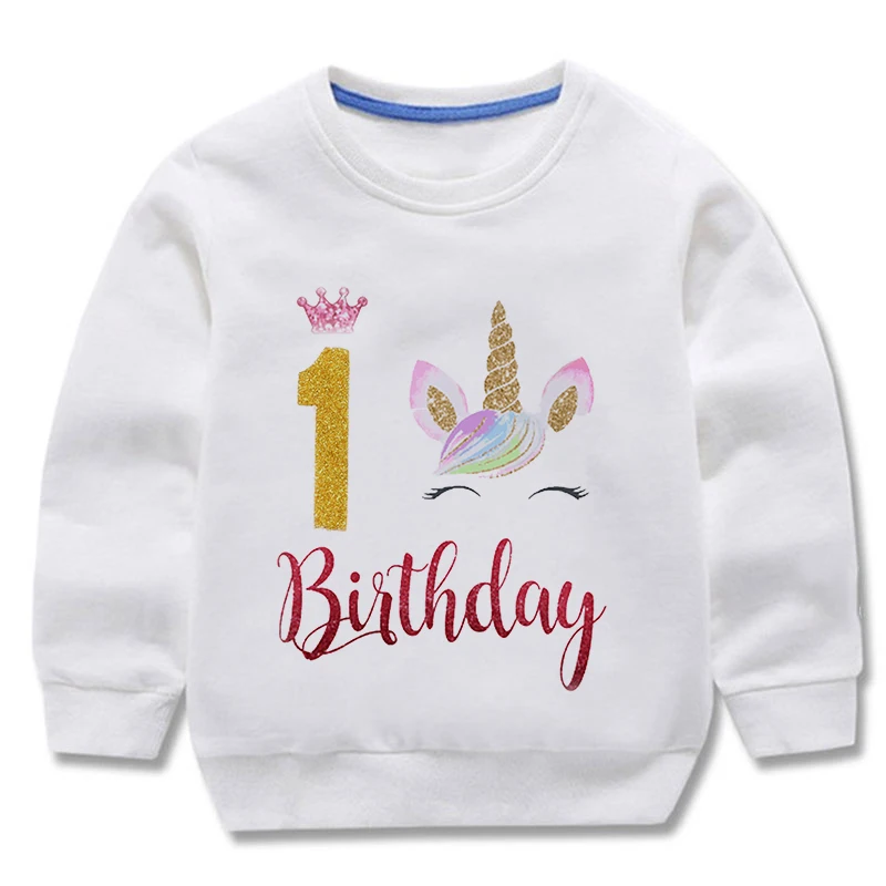 Birthday Unicorn Sweatshirts