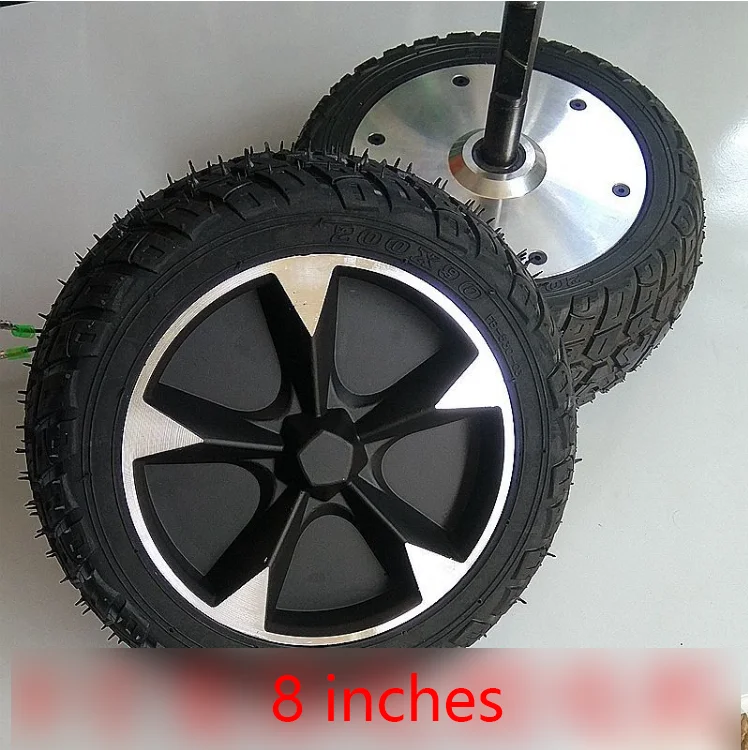 450W 24-36V 8 inch unilateral shaft, super wide, electric kart, wheel hub motor, off-road skateboard