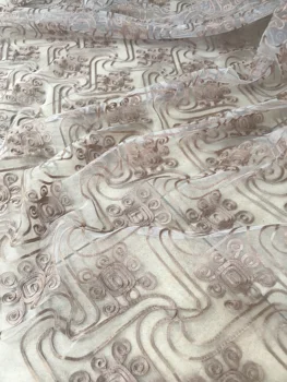 

best quality yaking-59.1812 embroidered African Tulle Lace Fabric African French Lace Fabric with embroidery