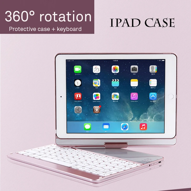 

flip holster for iPad 9.7inch wireless Bluetooth keyboard Russian keyboard iPad case tablet computer case