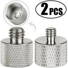 2 шт. 5/8 ''до 1/4" + 5/8 ''до 3/8'' адаптер с резьбой лазерный уровень дальномер винты микрофон штатив адаптер конвертер для микрофона 2 шт. 5/8 ''до 1/4" + 5/8 ''до 3/8'' адаптер с резьбой лазерный уровень дальномер винты микрофон штатив адаптер конвертер для микрофона