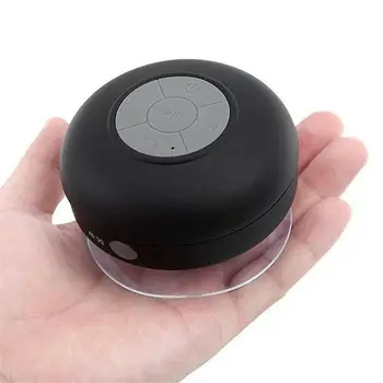 

Mini Wireless Subwoofer Speaker Bathroom Shower Waterproof Bluetooth Speaker With Suction Cup Handsfree Mic For iPhone Samsung