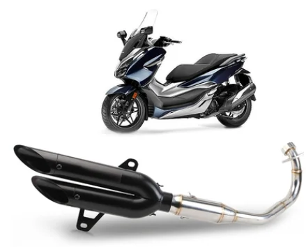 Для скутера FORZA300 мотоцикл Akrapovic глушитель мотоцикл глушитель Escape для HONDA FZ300 FORZA300 слипоны - Цвет: C