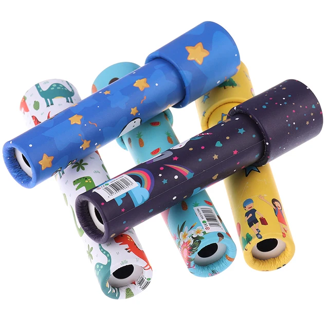 Rotating Kaleidoscope  Magic Classic Educational Toys for Kids Imaginative Cartoon Children Interactive Logical 14.5cm*3cm*2.5cm 1