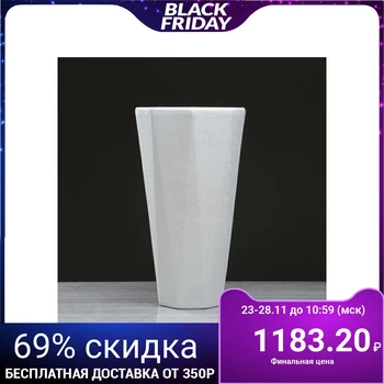 

Flowerpot "Comet" 8 l, silk, white 4859835