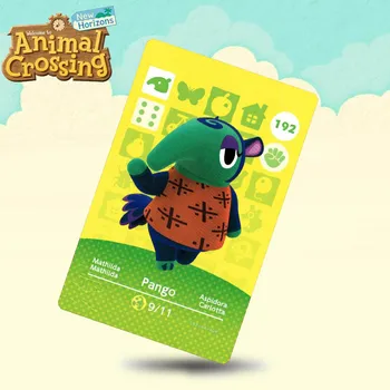

192 Pango Animal Crossing Card Amiibo Cards Work for Switch NS 3DS Games