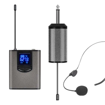 

Wireless Microphone Hands Free Plug And Play Scholar Stable Signal Lapel Headset Public Speaking Speech Receiver Transmitter