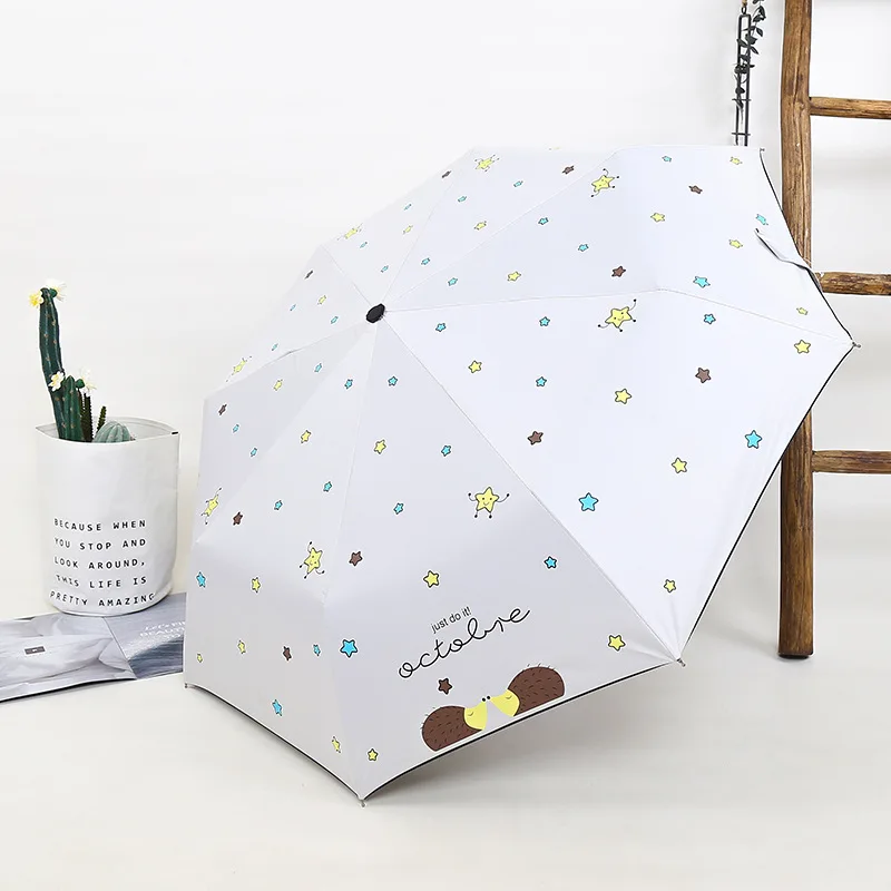 Kocotree большой складной зонт женский зонт от дождя Детский Большой ветрозащитный зонтик мультфильм Ежик зонтик высокого качества