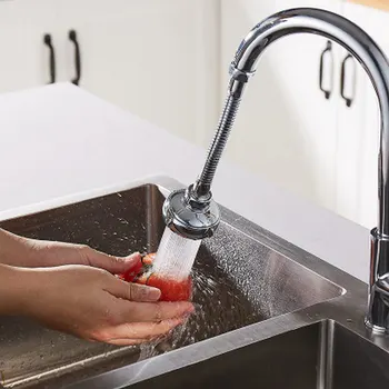 

Kitchen Bubbling Water-saving Faucet Splash Head Filter Anti-splash Flexible Faucet Sprayer Extender Nozzle Kitchen Faucets