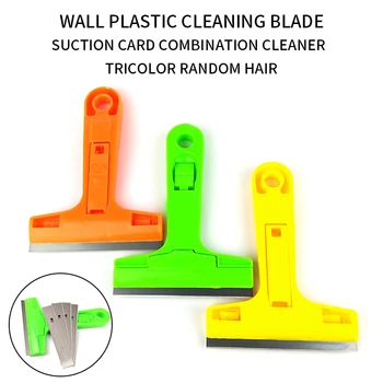 

1PC Portable Cleaning Shovel Knife 100mm For Glass Floor Tiles Floor Scraper with 5pcs Blades Cleaning Hand Tools