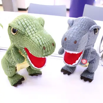 

Electronic Dinosaur Toy Safe Realistic Dinosaur Model with Walking Motion, Simulation Roaring Lovely Stuffed Plush Doll Gifts