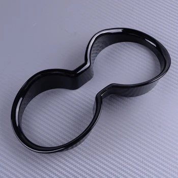 

DWCX Interior Water Cup Holder Cover Trim Black ABS Fit For Jeep Cherokee 2014 2015 2016 2017 2018