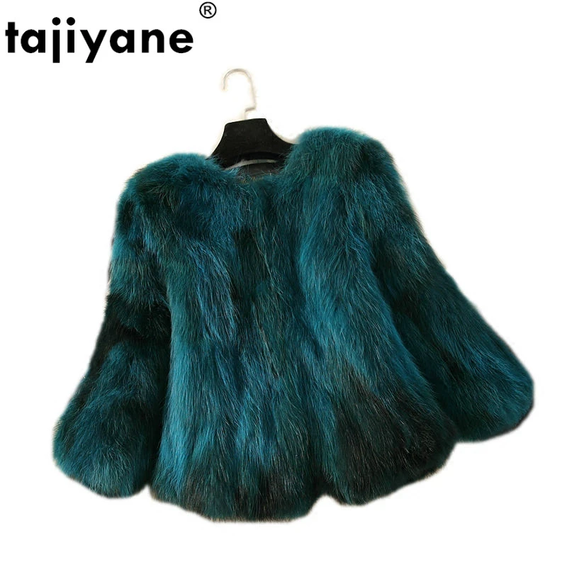 Winter Coat Women Clothes 2021 Real Fur Coat Raccoon Dog Fur Jacket