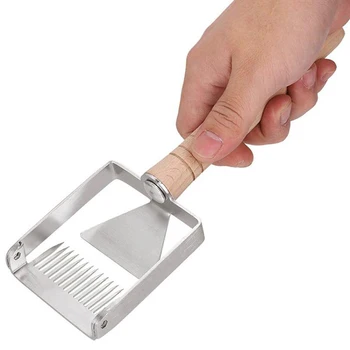 

Multifunctional Beekeeping Bee Equipment Honeycomb Scraper Wooden Handle Tool Uncapping Fork Beekeeping Tools