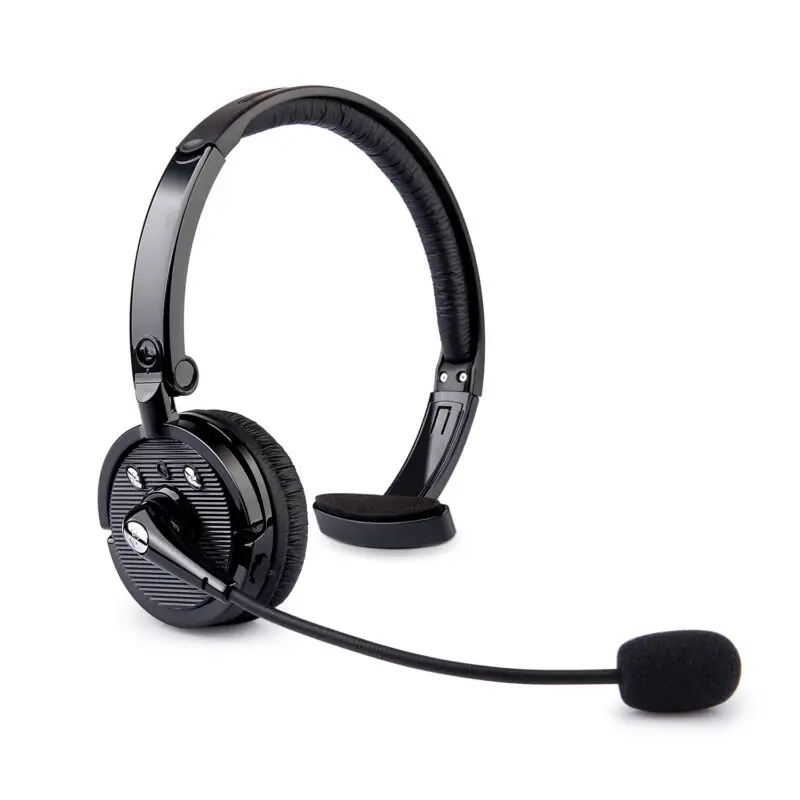 Trucker Drivers Over the Head Headphones Boom Mic Bluetooth Noise Canceling Headset for PS3