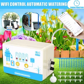 

Wifi Control Automatic Watering Device Drip Irrigation Timing System 10m Hose Garden Water-Saving Irrigation Systems