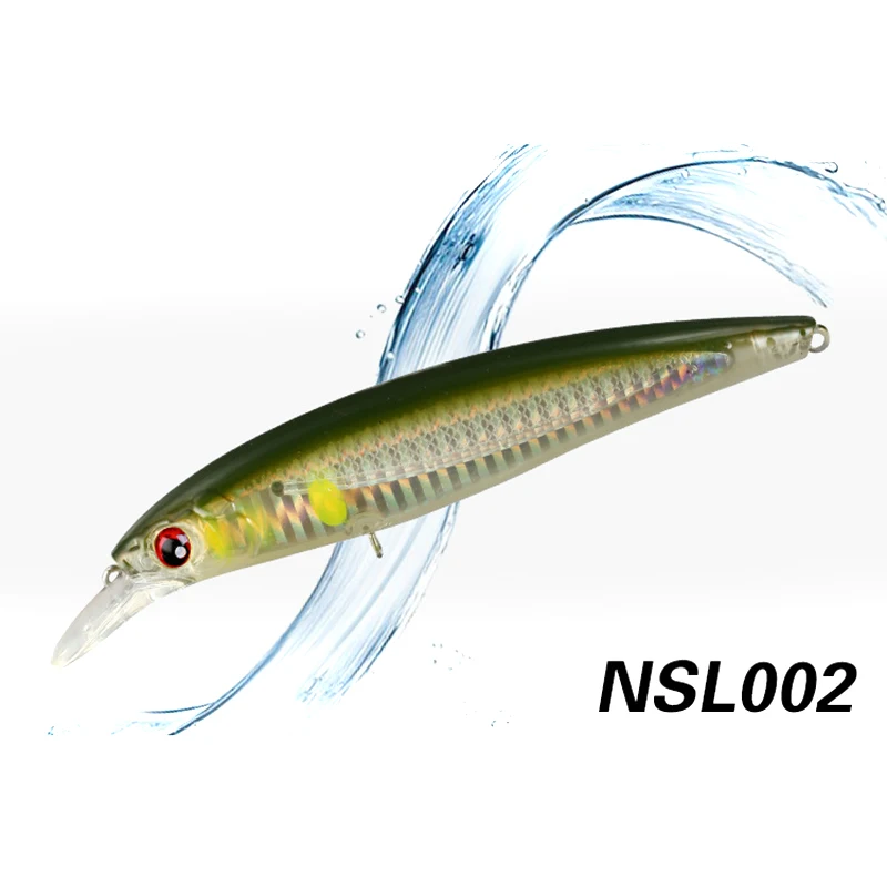 nsl002 Рыболовные приманки, пластиковые реалистичные поддельные приманки, подходят для океанской рыбалки, лодки, озера, реки, SEC88 - Цвет: nsl002