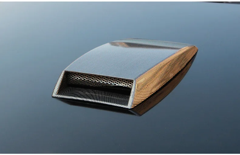3D Fake Car Engine Cover Universal Car Vents Decorative Air Flow Intake Hood Scoops Ventilation Cover Turbo Bonnet Hood hood vents