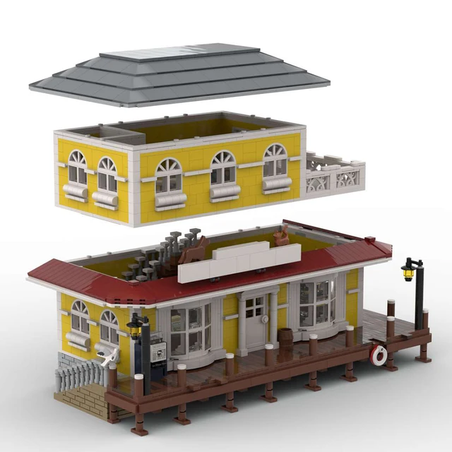 2776Pcs MOC 39949 High Reduction Pet Shop Architectural Bricks Model Building Block Kits Licensed and Designed