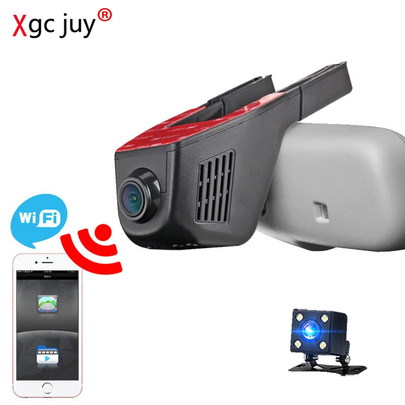 Автомобильный видеорегистратор Xgc juy 1080P Wi Fi с двумя