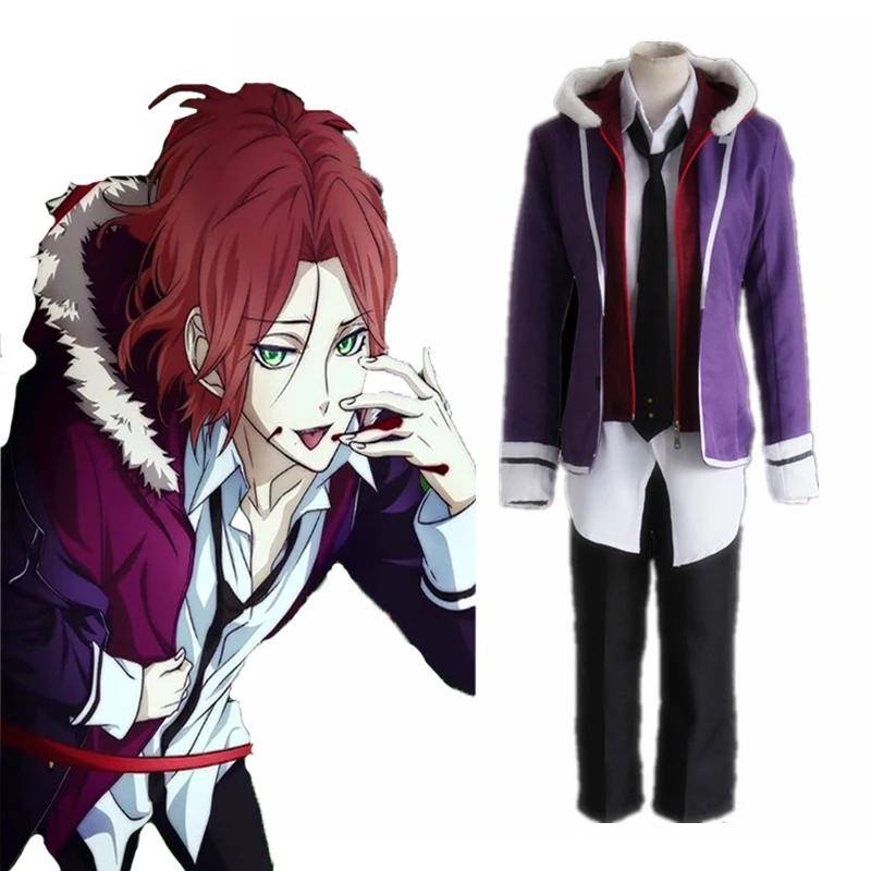 Аниме Diabolik Lovers Косплей костюмы Laito Sakamaki вампира вечерние на Хэллоуин |