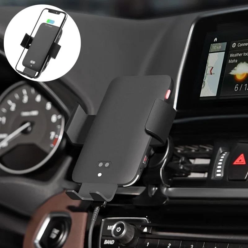 

C12 10W Car Wireless Charger for iPhone XR / XS Max / Galaxy S9+ / S9 / Huawei Mate 20 Pro and Other Qi-compatible Phone