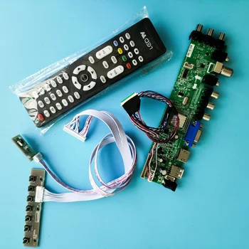 

Kit For LP133WH2-TLL3/LP133WH2-TLL4 Signal digital Panel DVB-T2 HDMI AV LED USB VGA TV controller board 1366X768 screen remote