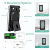 ORIA Refrigerator Thermometer 2 Wireless Sensors Indoor Outdoor Thermometer Digital Freezer Thermometer Audible Alarm 4
