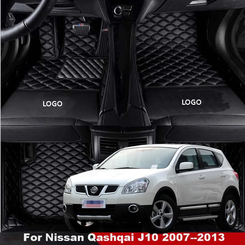 Tapis de sol de voiture en cuir pour Nissan Qashqai J10, accessoires  d'intérieur, pour voiture de 2007, 2008, 2009, 2010, 2011, 2012, 2013 -  AliExpress